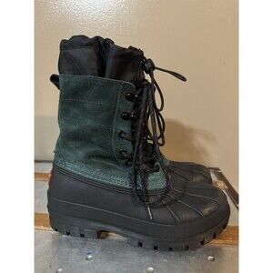Hunter Skylar Waterproof Boot Green/black Suede Women's Sz 7 $225 NWOB